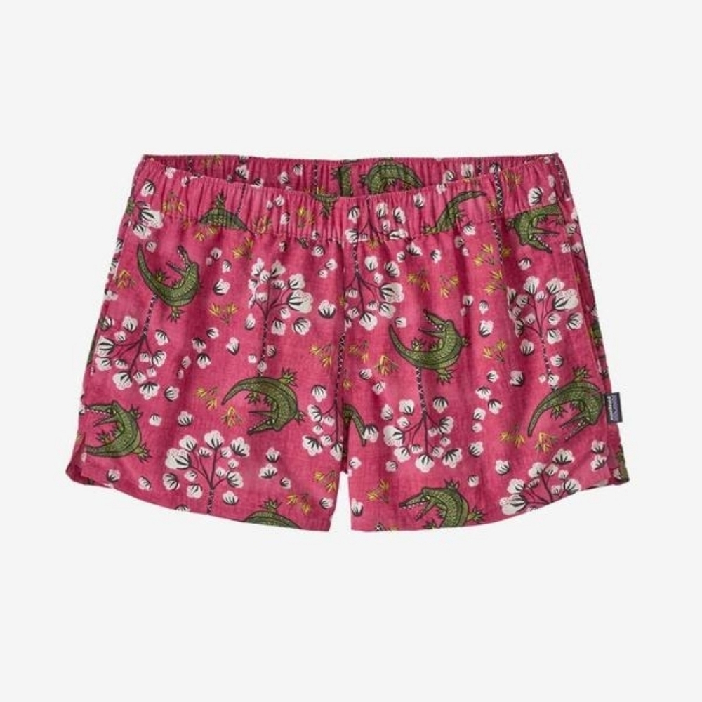 Patagonia Barely Baggies Shorts in Cotton Ball Alligator